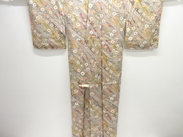  未使用品　辻ヶ花模様小紋着物